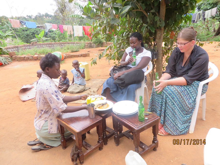 Sharing what little they have