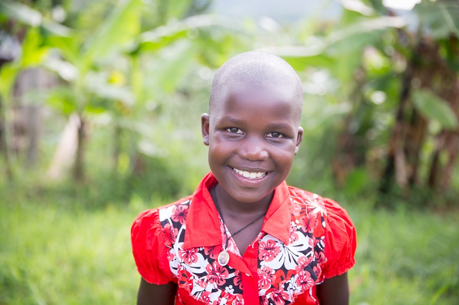 Grace, one of the girls sponsored through CARITAS For Children