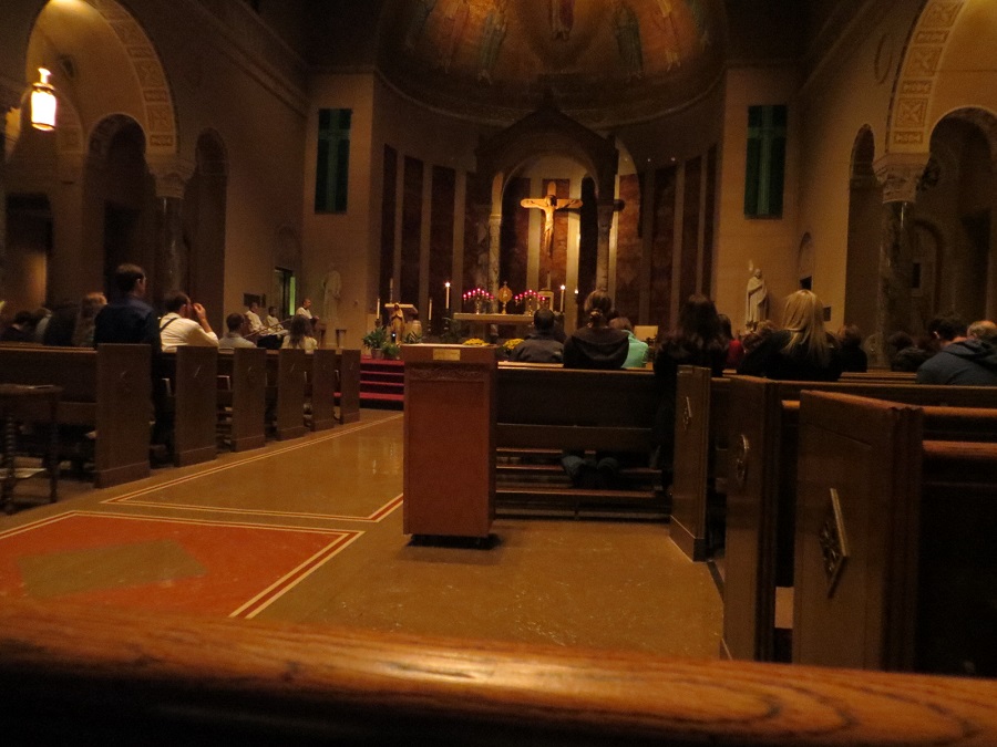 Nearly two hundred people are present.