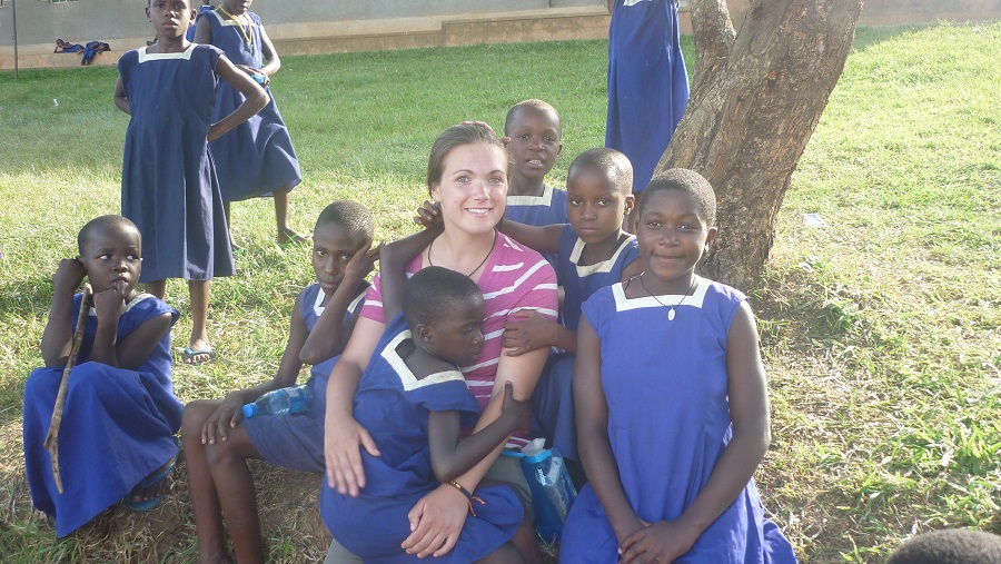 Samantha with SMPB friends