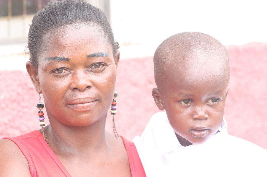 Grandma Mutesi and Beckham Grandma Mutesi and Beckham