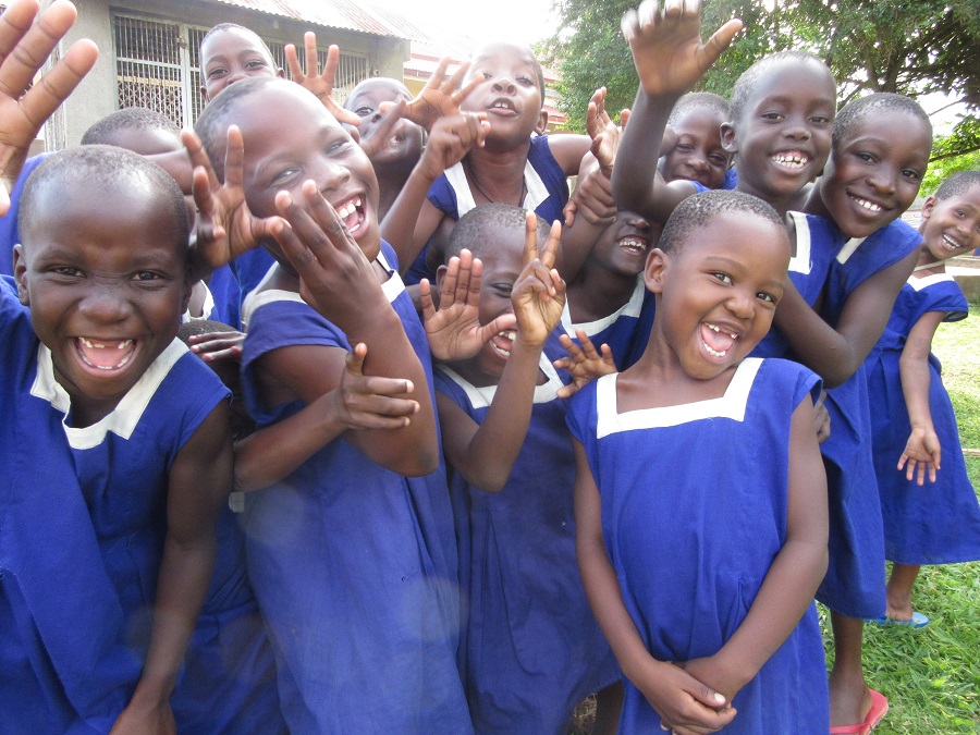 A group of P2 girls I spoke to about Heroes Day