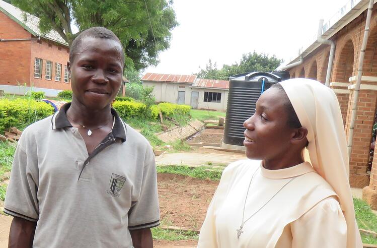 Joseph_with_Sr._Carolyne Joseph_with_Sr._Carolyne